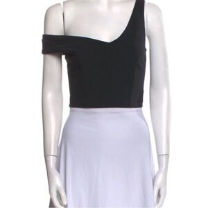 NICHOLAS asymmetrical one shoulder crop top size 6